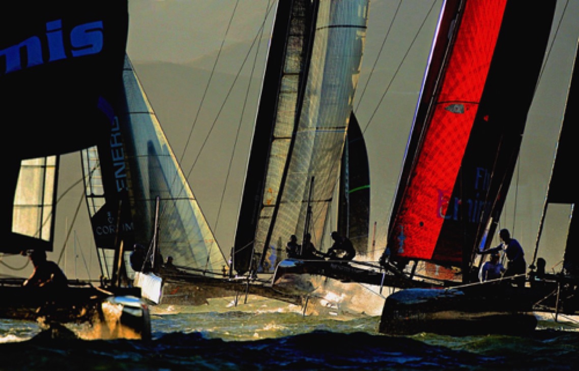 The Marin Independent Journal said of the America’s Cup photos, “ a stunning photo exhibit..”